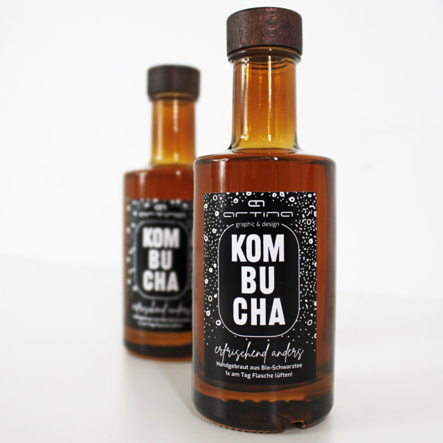 Kombucha_Artina Etikettengestaltung